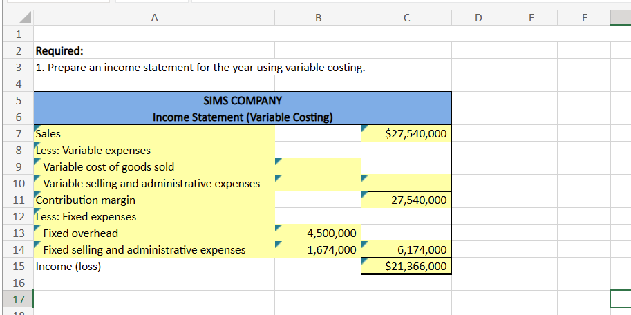 2 & Sims Company began operations on January 1. Its cost and