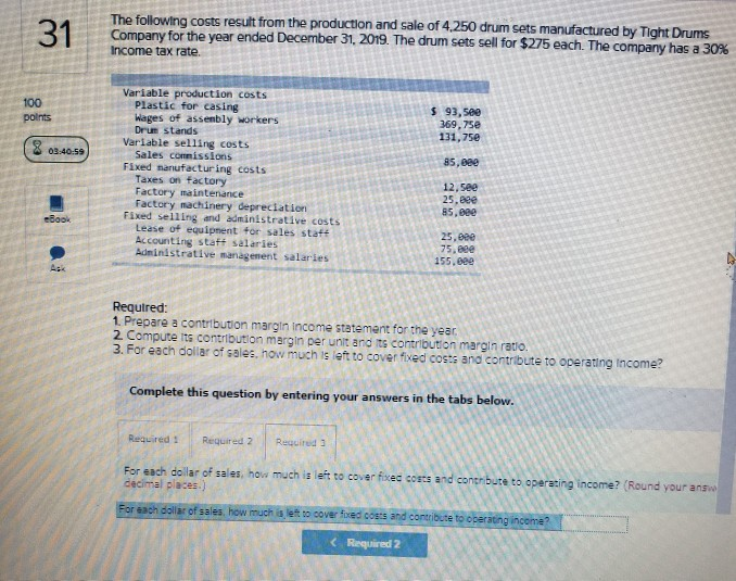 Canning Department Direct Materials 44,000 Equivalent Units of Production Units Completed and