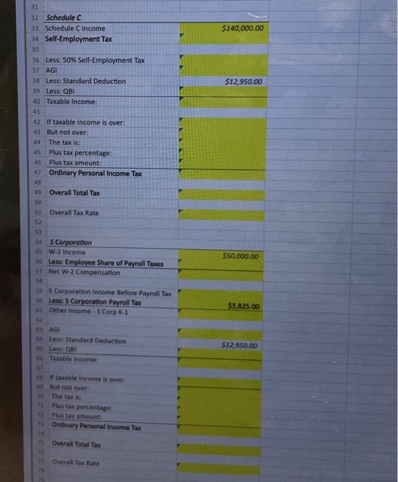 LiC sut has come to you for advice as to which tax