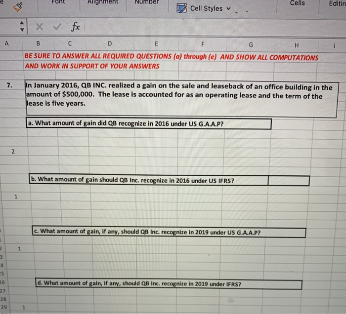  rome Algnment number Cells Editin Cell Styles .. X & fx