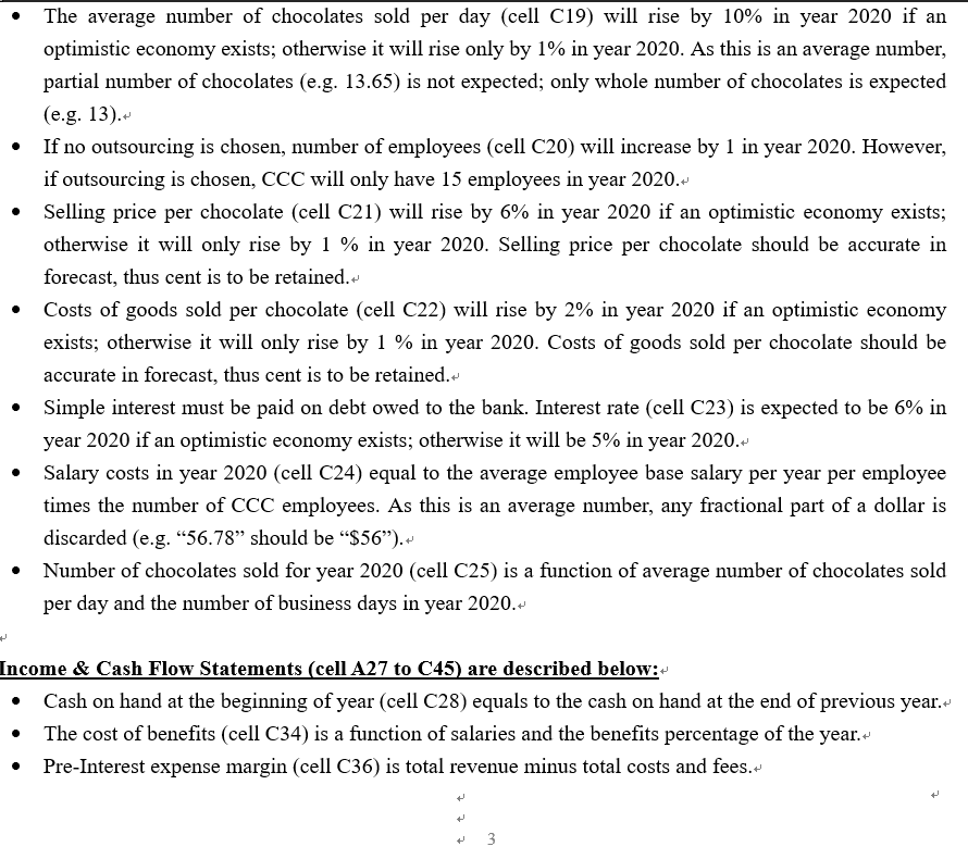 Providing me the answers using EXCEL would be clearer to understand the
