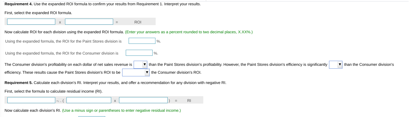 (branded retail locations), Consumer (paint sold through home improvement stores), Automotive (sales