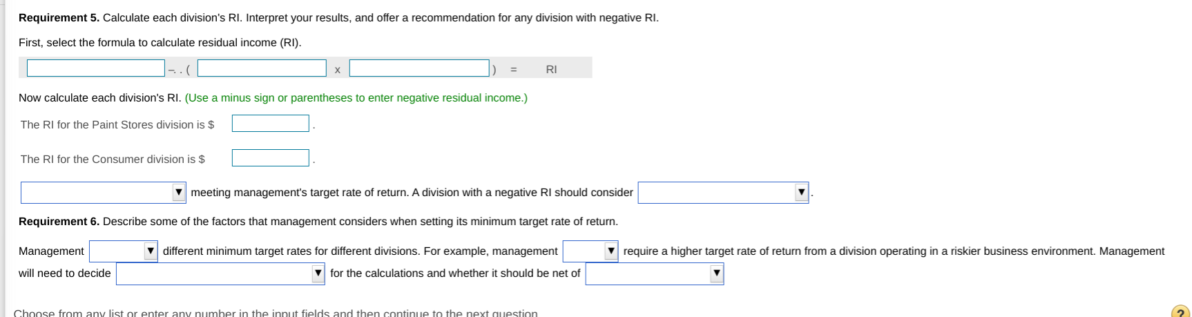 to auto manufacturers), International, and Administration. The following is se E: (Click