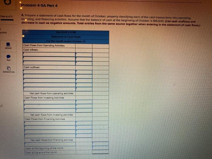 October 2 Receive membership dues for the month of October totaling $8,588.