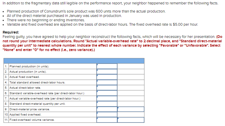 Conclusion from Missing Data (LO 11-1, 11-3, 11-5) 1.2 points Your next-door