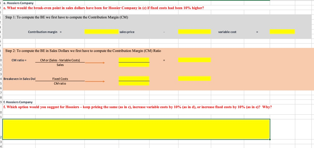 of $63,000, variable cost of $24.50 per unit, and a selling price