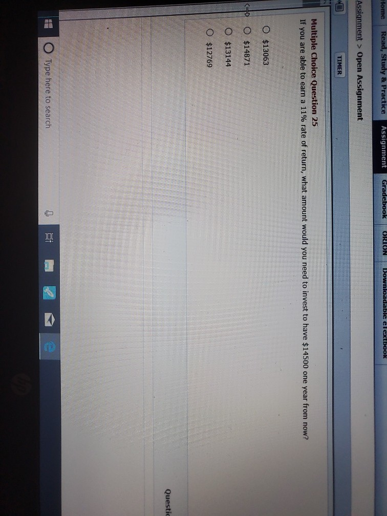  Home Read, Study & Practice Assignment Gradebook Assignment > Open Assignment