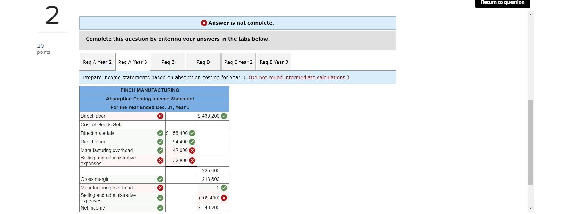 are needing. Check my work 2 Finch Manufacturing pays its production managers