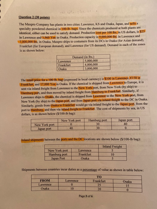 Please answer in excel and screenshot solver/and excel spreadsheet formulas Question 2