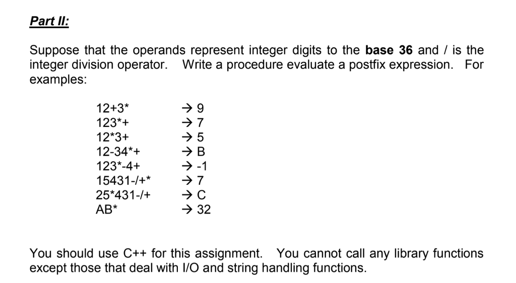 the bottom sentences. Infix A+B A+B-C A*B-C A+B*C (A+B)*C Postfix: AB+ AB+C