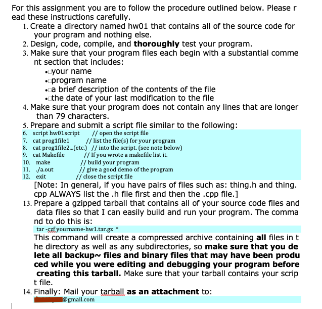 If I have myprogram.cpp file how to do the following in Linux: