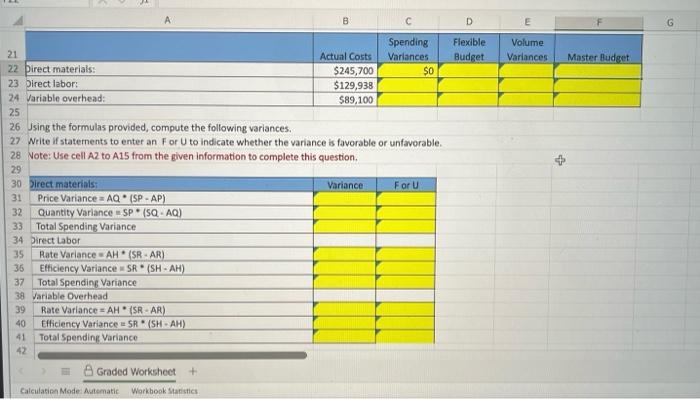 please help! Jsing the formulas provided, compute the following variances. Nrite if
