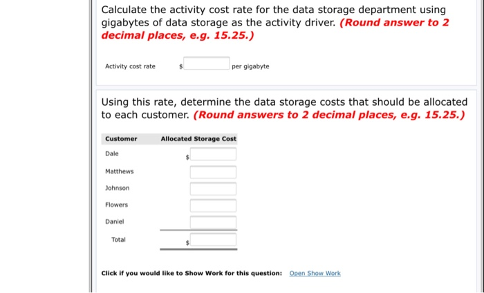 in the Northeast. For years, the company has allocated the cost of