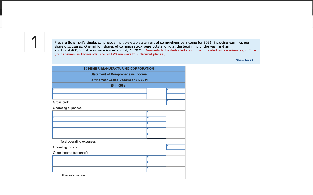 unusual items [LO4-1, 4-3, 4-4, 4-5, 4-6) The following income statement items