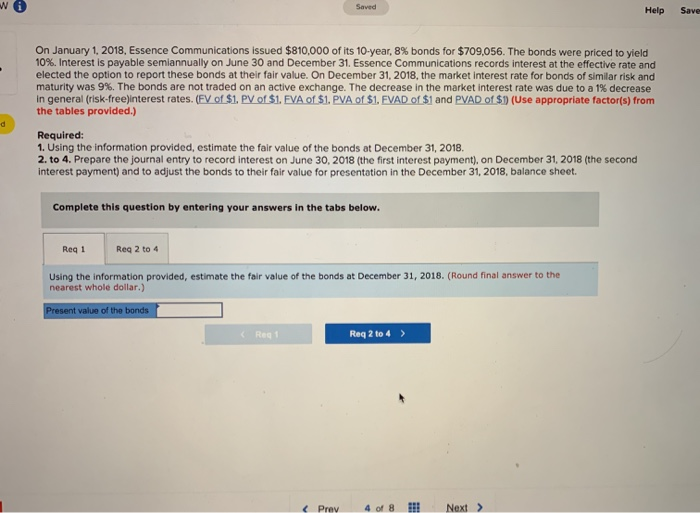 Please help solve this. complete question w 0 Saved Help Save On