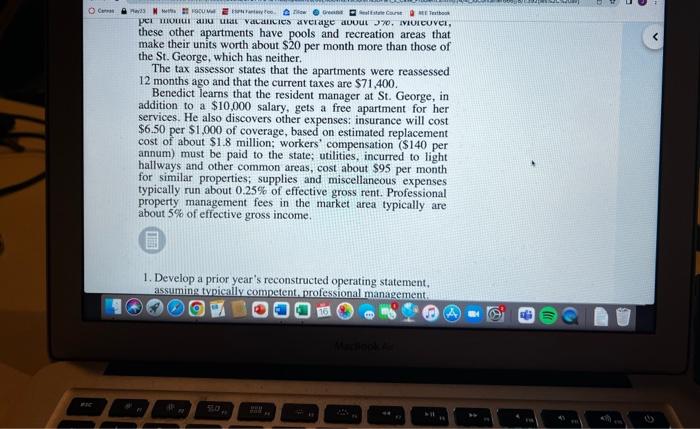 complex that is offered for sale by the firm of Getz and