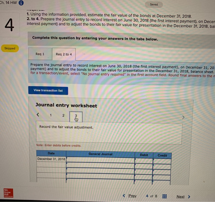 semiannually on June 30 and December 31. Essence Communications records interest at