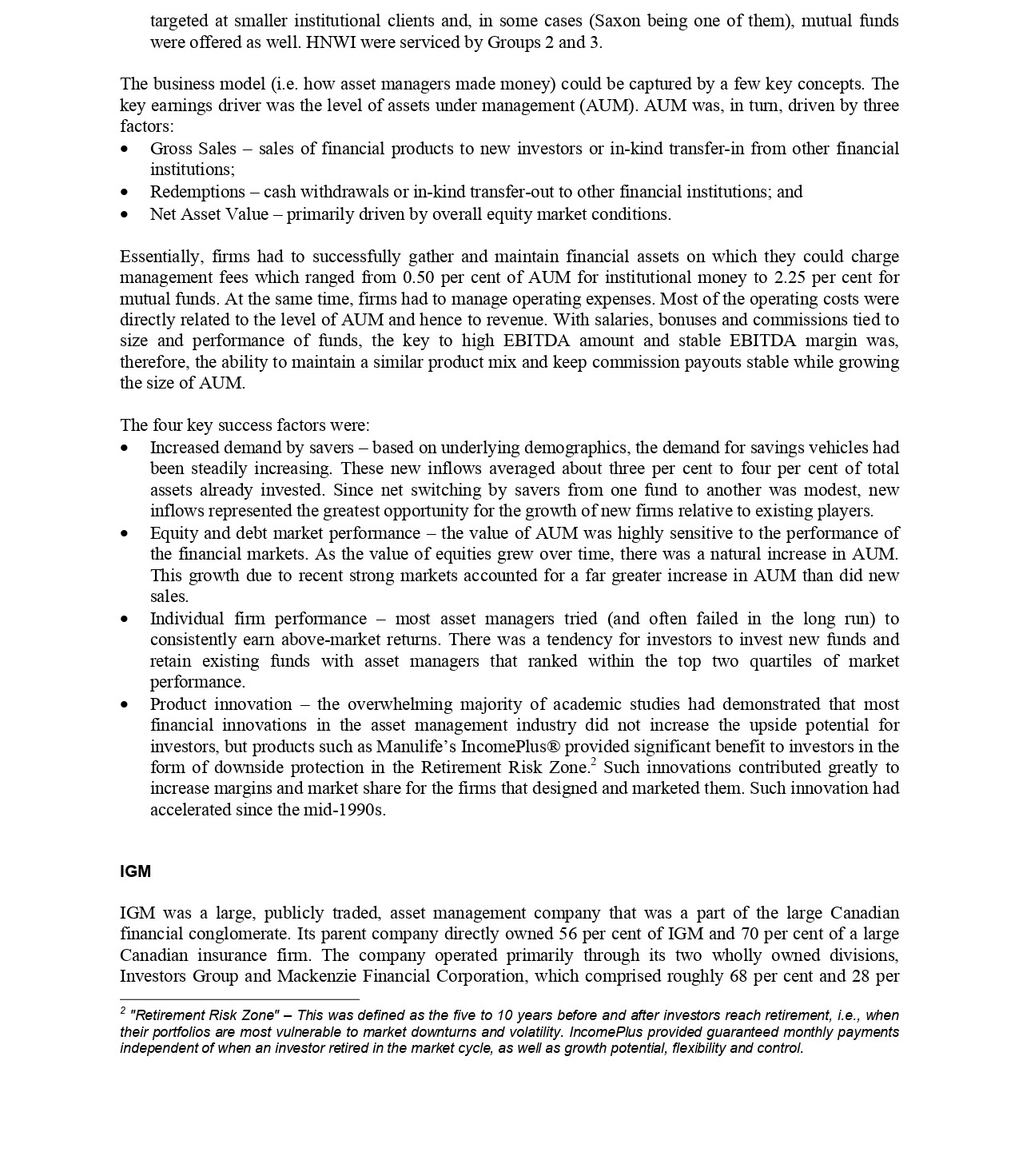 company analysis - Valuation based on a comparable precedent transaction analysis -