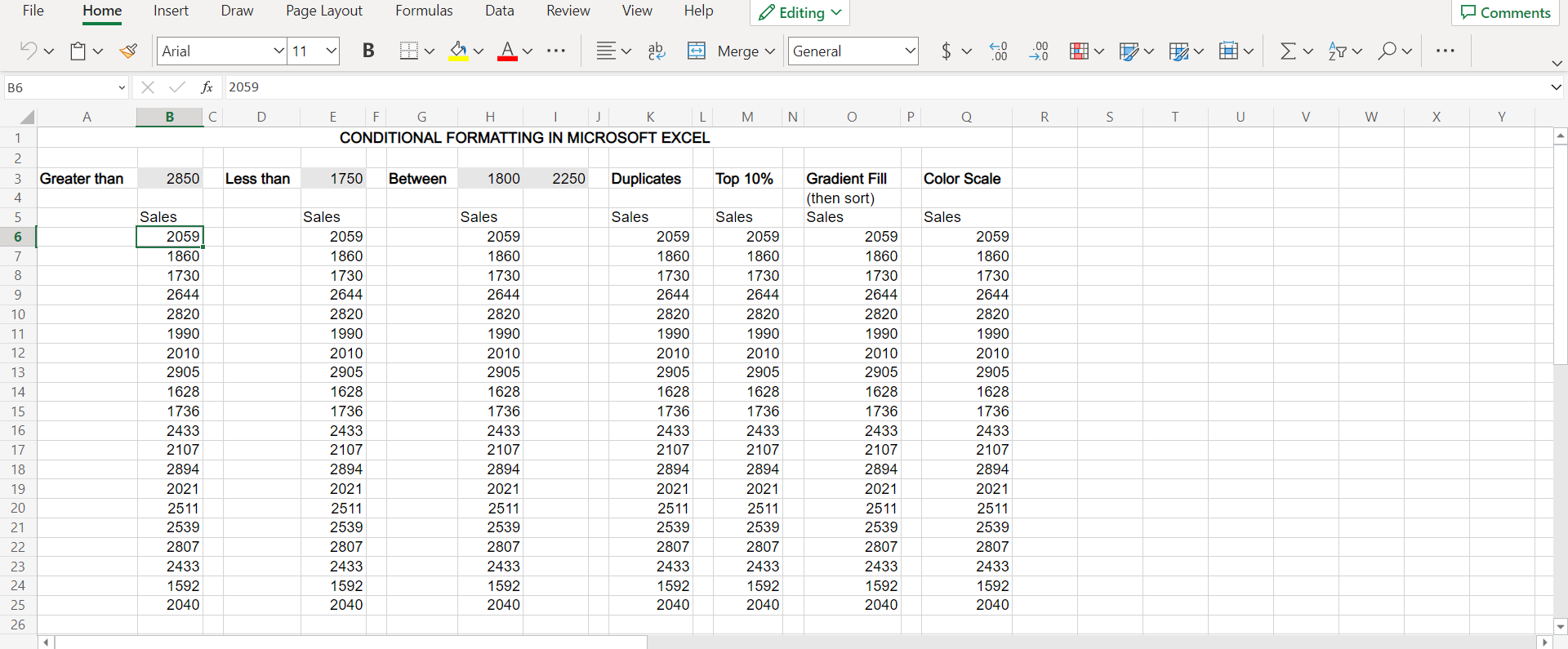 I need these answers please. individual data value. conditions and formats you