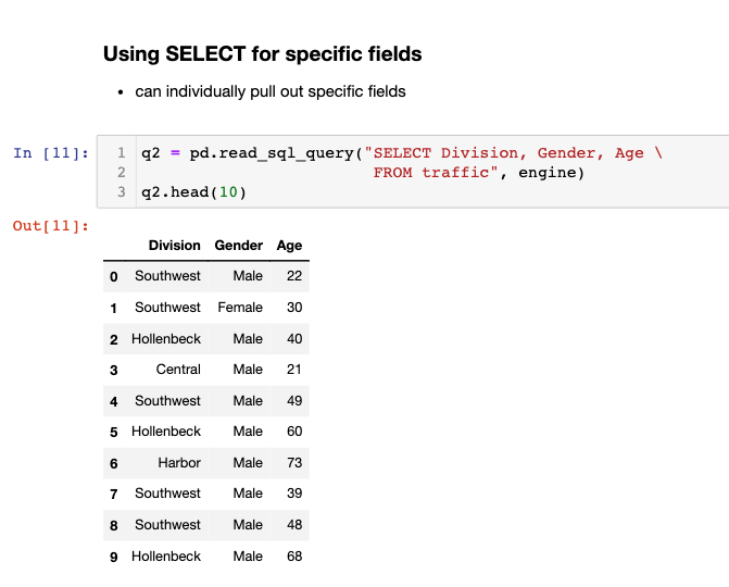 LA traffic accidents. I prepped it and loaded it into a SQL