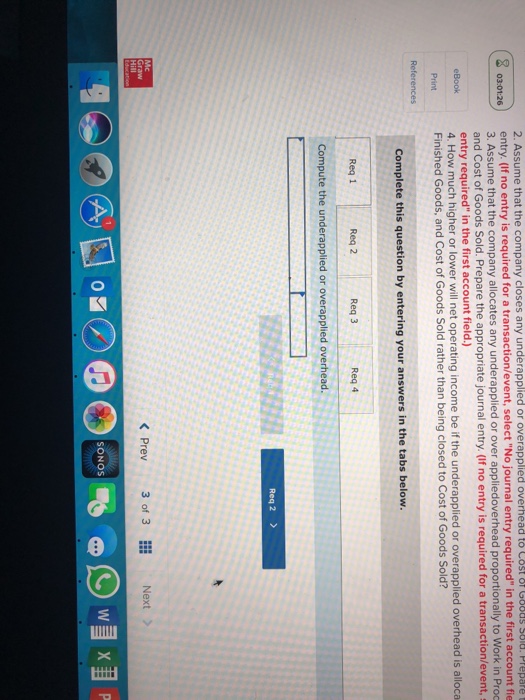 Overhead Rate; Disposing of Underapplied or Overapplied Overhead [LO3- 4] 6668 Luzadis