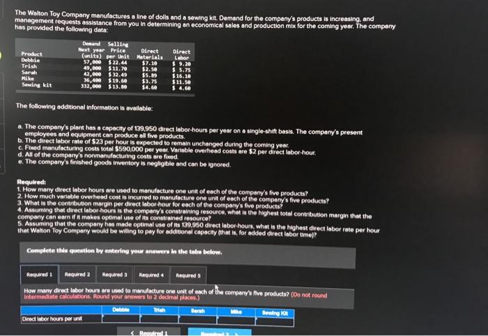  c. Fixed manufacturing costs total $590,000 per year. Variable overhead costs