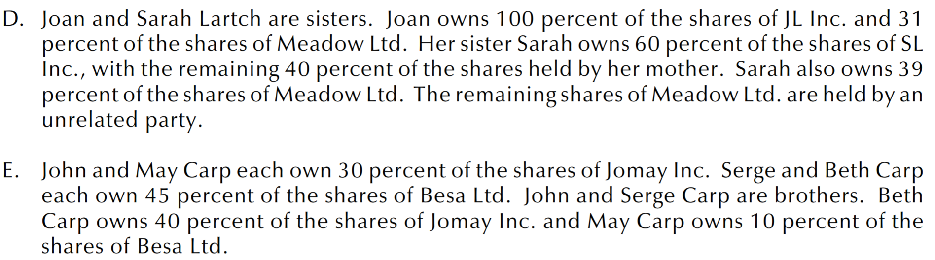 (Associated Companies) Each of the following is an independent Case involving the