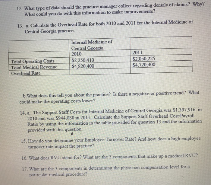  ANSWER questions 12-17 using the following information. *DO NOT ANSWER IF
