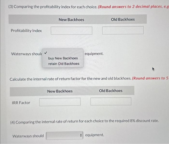 that rate. Waterways then uses different methods to determine the best decisions