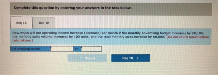 Contribution margin Ter Unit $ 80 44 $ 36 Percent of Sales