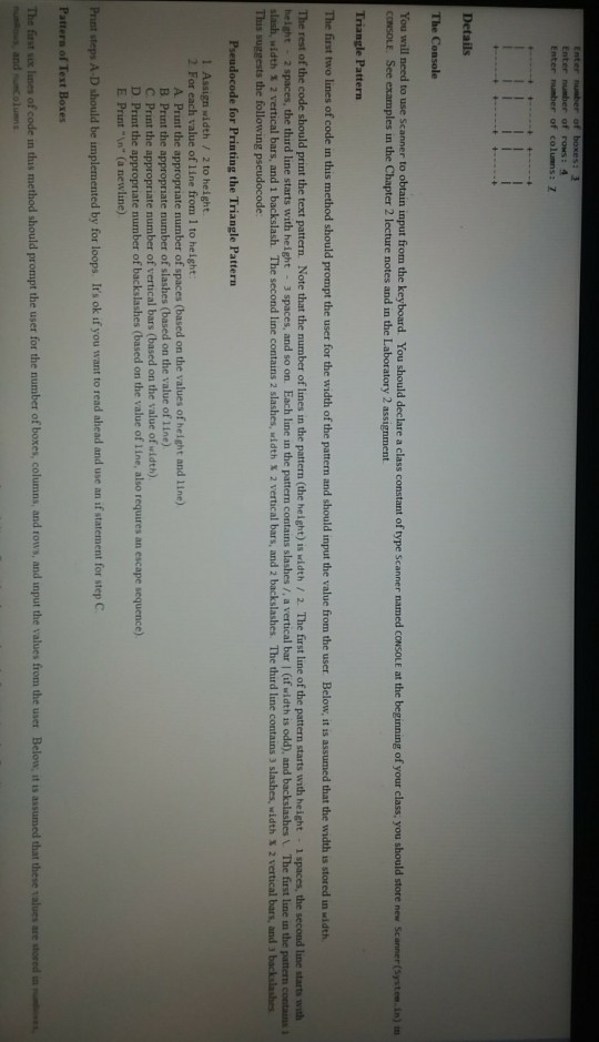 static methods . Use local variables. - Use Use Scanner to input