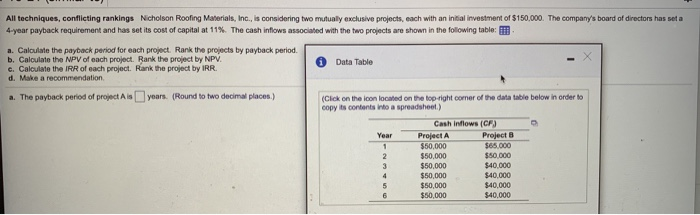 rankings Nicholso year payback requirement and has set cost efc n Materi