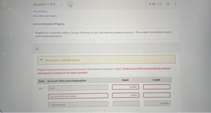 to answer the following questicns 1. If cash is borrowed on a