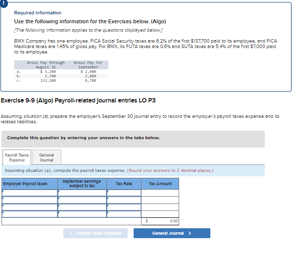 As well as the Journal entry? Requlred Information Use the following information