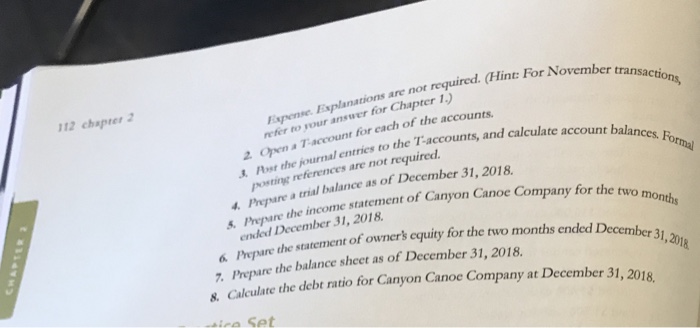 T-accounts, and preparing a trial balance Problem P2-42 continues with the company