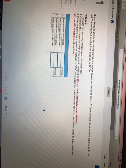  apter 5 Exercises Help Save Mauro Products distributes a single product,