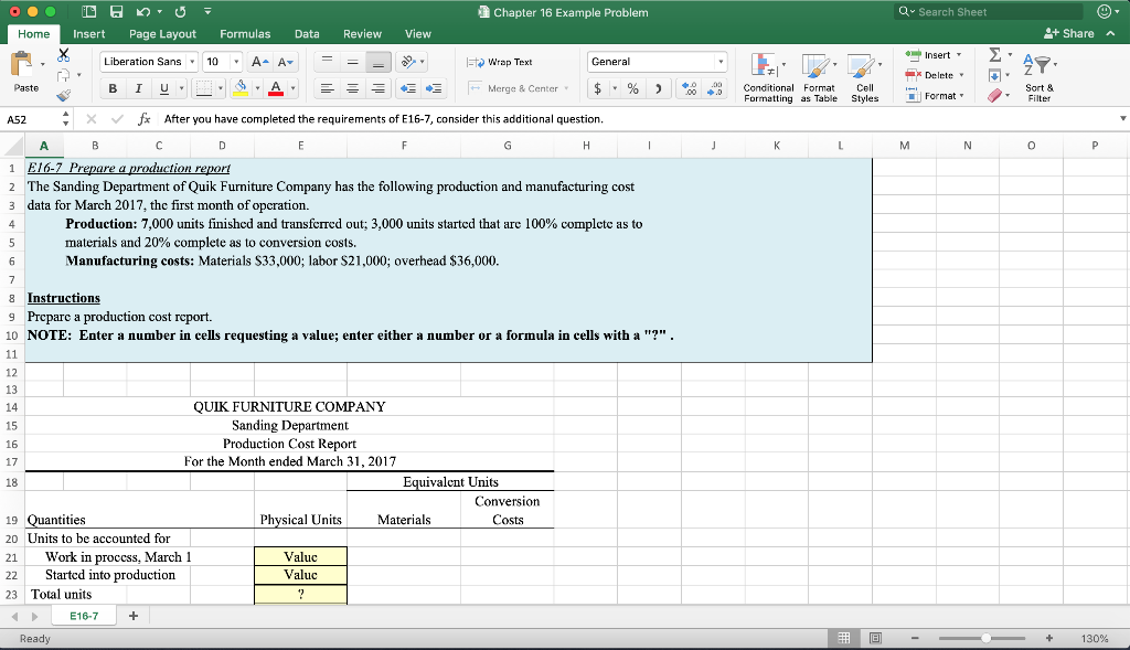 QSearch Sheet Chapter 16 Example Problem Home A+ Share A Review
