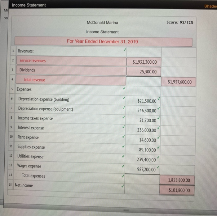 docking and cleaning services for pleasure boats at its marina in southern