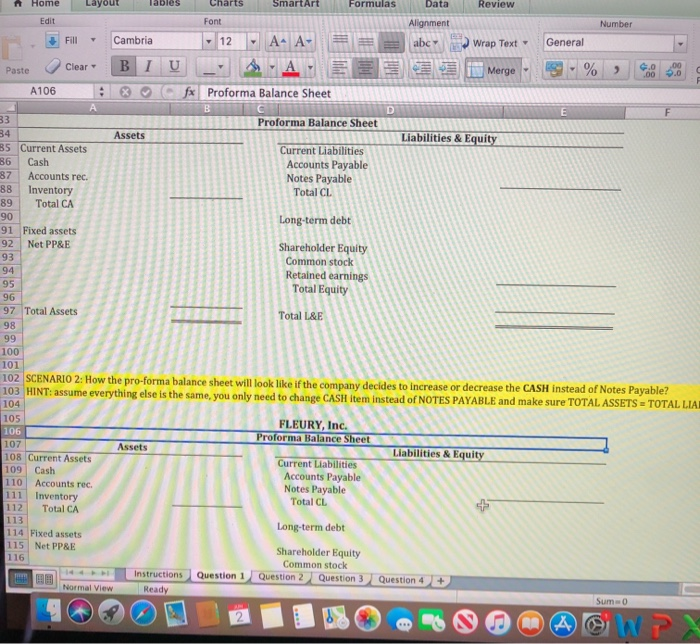 were hired by Fleury, Inc., to assist the company with its financial