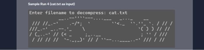 RLE. Write a program that prompts the user to enter a filename