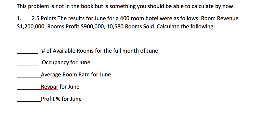  This problem is not in the book but is something you