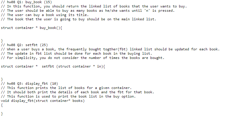 This code has been given by the instructor, but I'm clueless in
