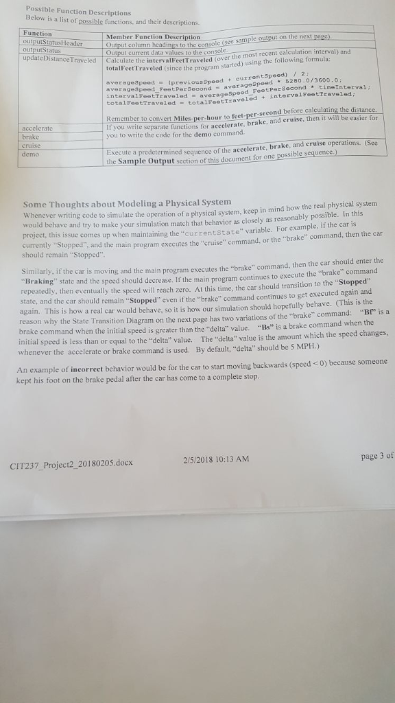 user and produces text output on the console. Each command entered by