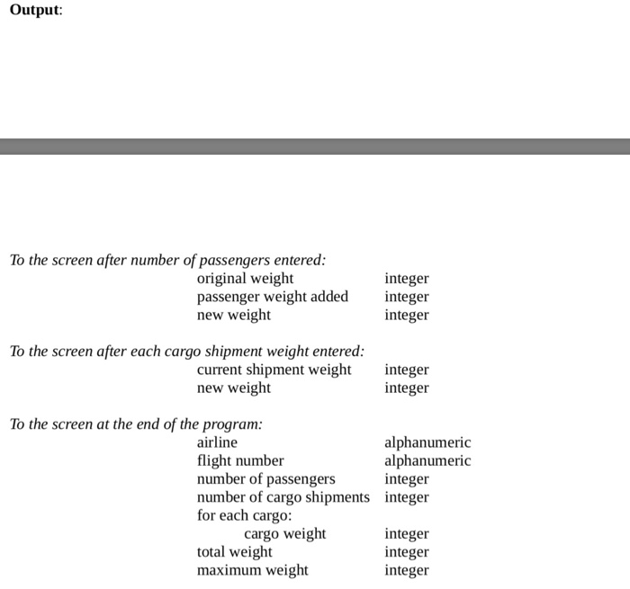 number of cargo shipments they can carry on the same flight. The