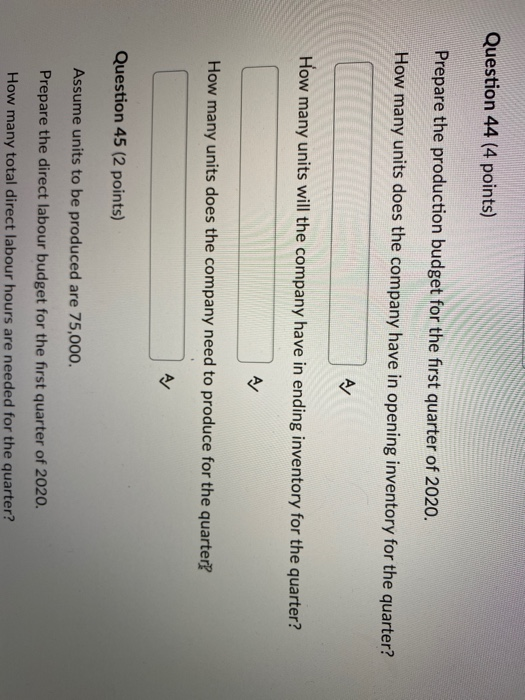 projected sales for the first quarter of 2020 and the projected beginning