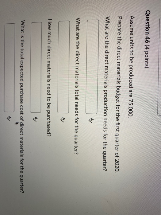 the quarter. Unit sales price is $18 per unit. Number of units