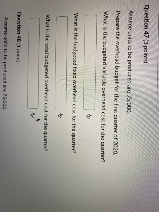 in closing inventory on Dec 31, 2019 is 5,000 units. Desired number