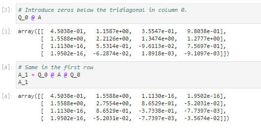 test case: Background infomation: Efficiency In the above, we have computed (note