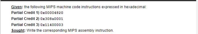  convert from hex to MIPS assembly CODE please please explain step