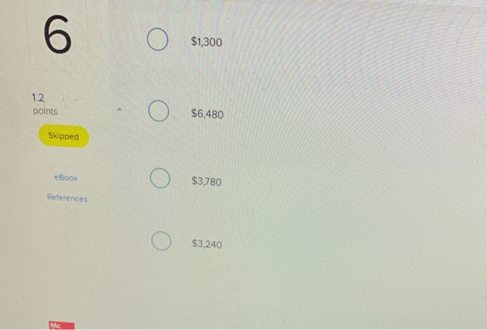 the year ended June 30, 2019, is Multiple Choice $84. $210 $252